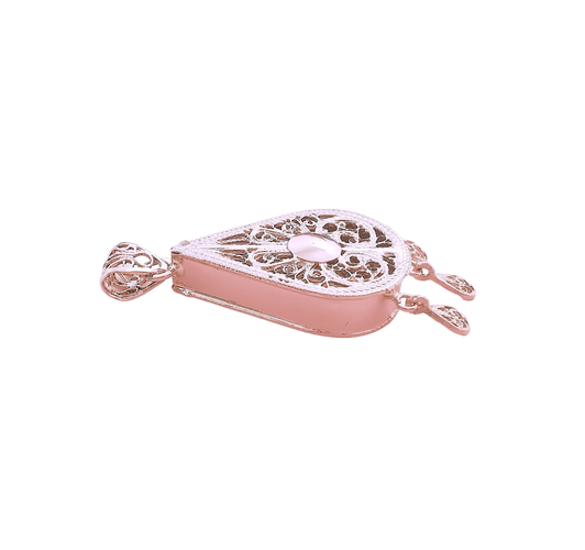 Pendentif Pendentif Meskia en filigrane et pampilles Or Rose 18 K 58 Facettes AA 1637
