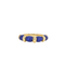 Bague Bague vintage or jaune lapis lazuli 58 Facettes 815