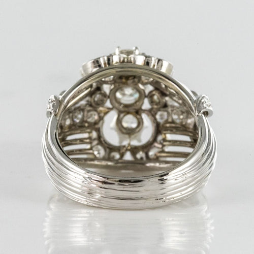 Bague 57 Bague dôme vintage diamants 58 Facettes 19-337-54