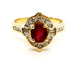 Bague 52 Bague Or jaune Rubis 58 Facettes 1157620CN