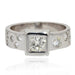 Bague 50 Bague moderniste diamants or blanc 58 Facettes 21-090-50