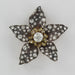 Pendant Old flower diamond pendant 58 Facettes CV-3430838