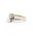 Ring 52 / Yellow and white / 750‰ Gold and 950‰ Platinum Toi & Moi Pearl And Diamond Ring 58 Facettes 200042R