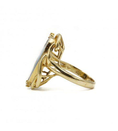 Bague Bague - Or, Opale et diamants 58 Facettes 230036R