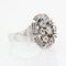 Bague 55 Bague vintage or blanc saphirs blancs 58 Facettes 19-519B