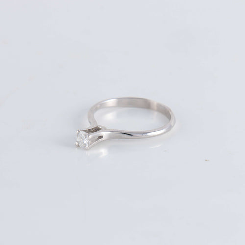 Bague 49 Bague Solitaire 0.16ct 58 Facettes FM104