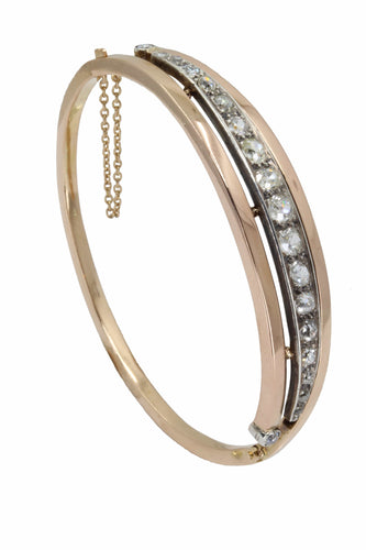 Bracelet Bracelet diamants ancien 58 Facettes