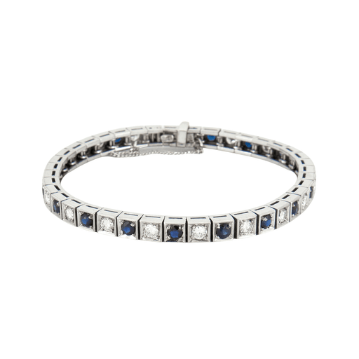 Bracelet Bracelet Diamants et Saphirs 58 Facettes B0816