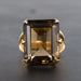 Bague 50 Bague vintage quartz fumé 58 Facettes 18-282A-50