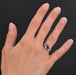Ring 53 Sapphire and diamond ring 58 Facettes AG753BP-53