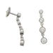 Earrings Dangling earrings in white gold and diamonds. 58 Facettes 30141