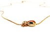 Necklace Necklace Chain + pendant Yellow gold Sapphire 58 Facettes 1141230CD