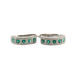 Earrings Emerald Hoop Earrings 58 Facettes 2.114