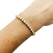 Bracelet Diamond line bracelet in yellow gold. 58 Facettes 30518