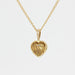 Pendentif Pendentif coeur or jaune et sa chaine 58 Facettes 21-335