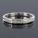 Bague 53 Demi alliance diamants platine 58 Facettes 18-387A-53