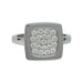 Ring 54 Dinh Van ring, “Impression”, white gold and diamond. 58 Facettes 30429