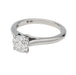 Ring 50 Cartier ring "1895" solitaire diamond 0,81 carat, platinum. 58 Facettes 30391