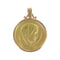 Pendentif Médaille Vierge Marie auréolée en or jaune et or rose 58 Facettes 19-491A