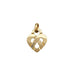 Poiray “Interlaced Heart” pendant in yellow gold. 58 Facettes 30474