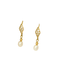 Boucles d'oreilles Boucles d'oreilles or jaune et perles 58 Facettes 27554
