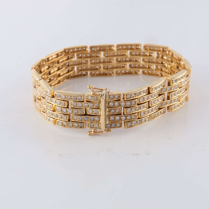 Bracelet Bracelet Grains de riz pavage Diamants 58 Facettes 1