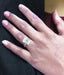 Ring 56 Emerald-cut diamond solitaire 3,82 carats, gold and platinum. 58 Facettes 30492
