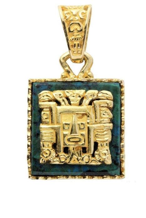 Malachite Inca pendant