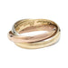 Ring 44 Cartier “Trinity” ring in 3 golds, small model. 58 Facettes 30160