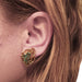 Boucles d'oreilles Boucles d'oreilles vintage, or jaune et émeraudes. 58 Facettes 29015