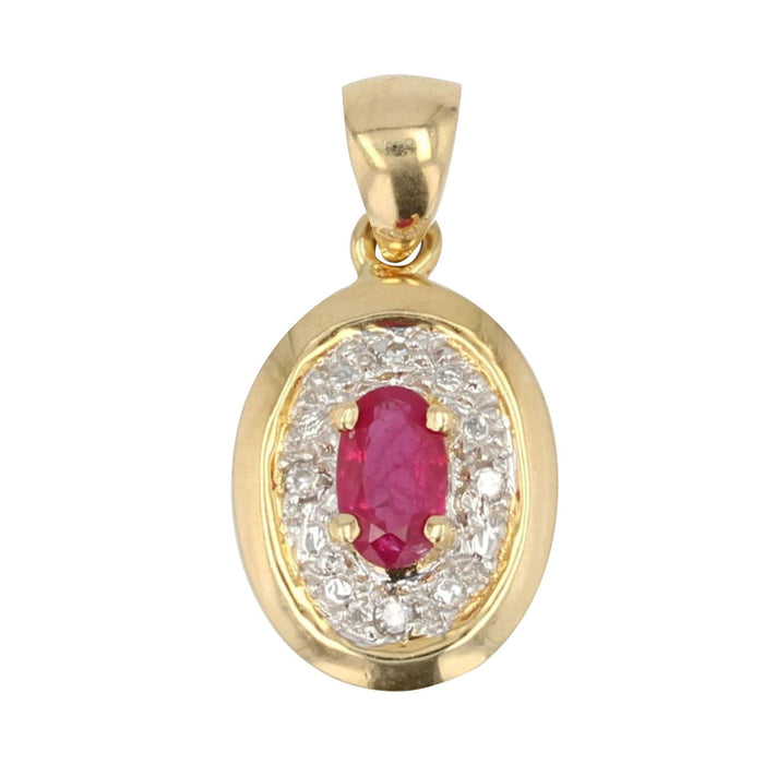 Pendentif Pendentif rubis diamants 58 Facettes 19-455G