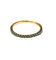 Bague DJULA anneau en or et saphirs verts 58 Facettes