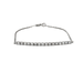 Bracelet Bracelet or blanc barrette diamants 58 Facettes