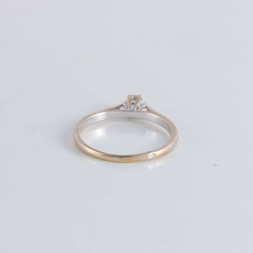 Bague 55 Bague Solitaire Diamant 0.20ct 58 Facettes FM55