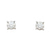 Boucles d'oreilles Puces d'oreilles Cartier en platine et diamants. 58 Facettes 30015