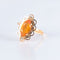 Bague 51 Bague Marquise Citrine 58 Facettes Ref JE245