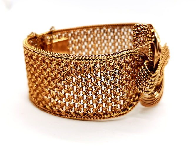 Bracelet Bracelet Manchette Or jaune 58 Facettes 1132925CN