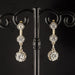 Earrings 19th century diamond trembling earrings 58 Facettes 18-145