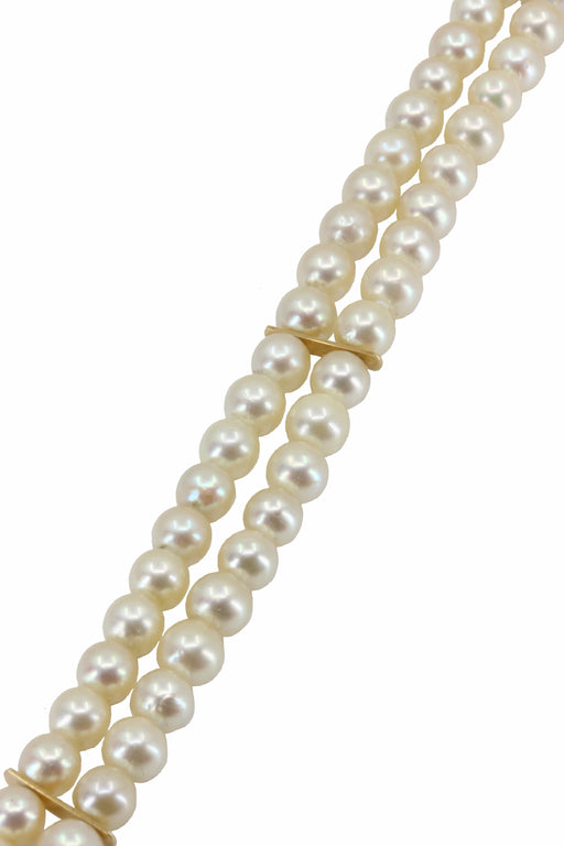 Bracelet Bracelet perles double rang 58 Facettes