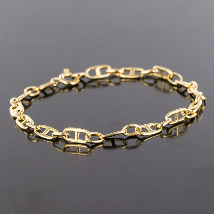 Bracelet Bracelet gourmette or maille marine 58 Facettes 20-539B