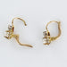 Old Dormeuses yellow gold diamond earrings 58 Facettes 20-100