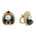 Boucles d'oreilles Boucles d'oreilles Marina B., hématite, rubis, perles et diamants. 58 Facettes 28581