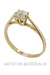 Ring 57 Solitaire style ring 58 Facettes 34171
