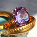 Ring 55 Vintage cushion amethyst ring 58 Facettes 19-132C-55