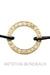 Bracelet Diamond circle leather bracelet 58 Facettes 8291
