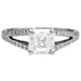 Ring 51 1 carat E/VS1 solitaire ring in white gold and diamonds. 58 Facettes 28101