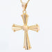 Pendentif Croix en or rose 58 Facettes 21-128