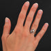Ring 57 Old tourbillon ring and fine pearl diamond duo 58 Facettes 21-241-57