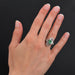 Ring 56 Vintage Emerald Diamond Ring 58 Facettes 21-271-56