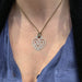 Poiray Pendant Pendant, “Coeur Fil”, white gold, diamonds. 58 Facettes 30212